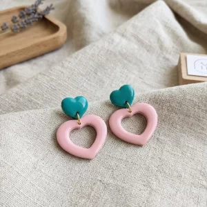 Boucles d'oreilles coeur