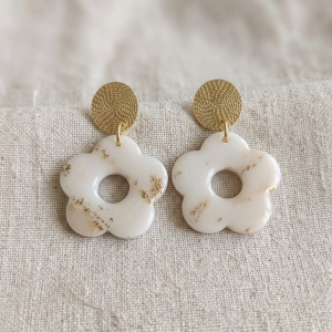 Boucles Daisy Marbrées 🌸