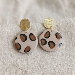 Boucles d'oreilles "Léopard Chic"