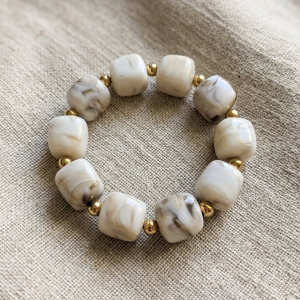 Le Bracelet "Marbre & Or" ✨