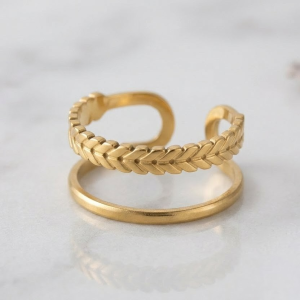 Bague réglable en acier inoxydable