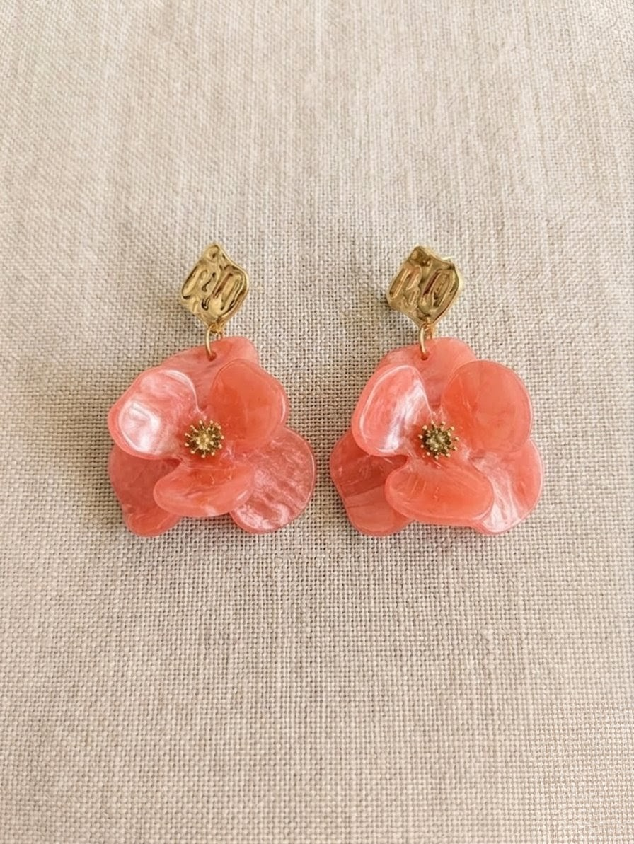 Boucles d'oreilles Peach Flower 🌸
(5€ reversé à l'Association Petits Princes 🤴)