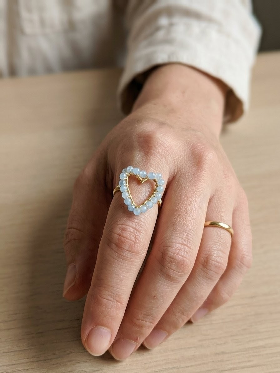 Bague L'Amoureuse en Pierre Gemme 💎 – Image 2