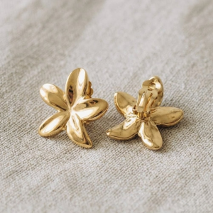 Vahiné d'Or ✨- boucles d'oreilles clips