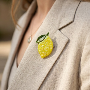 Broche Citron Pop
