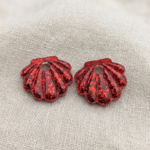Pampilles Coquillages rouge