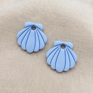 Pampilles coquillages pastel