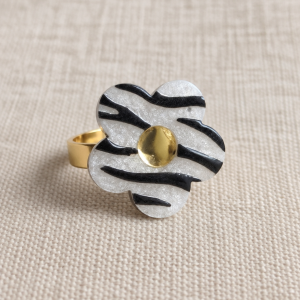 Bague zèbre