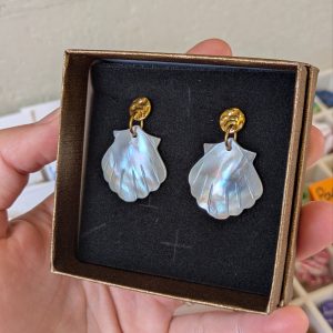 Boucles d’oreilles en nacre – Coquillage