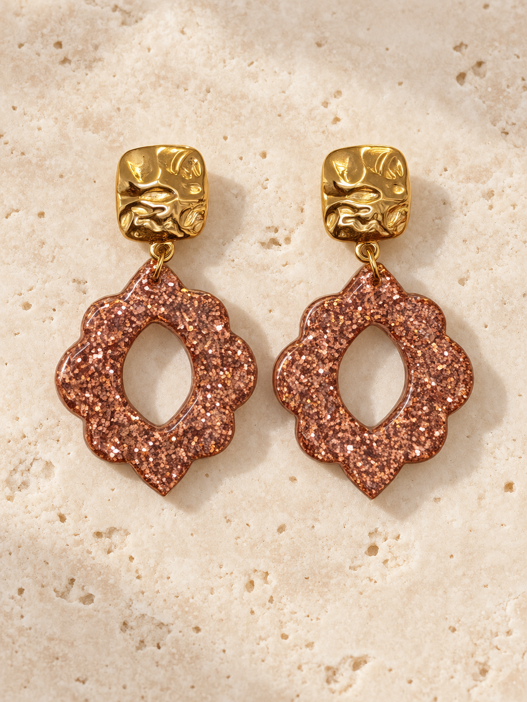 Boucles Cuivre précieux